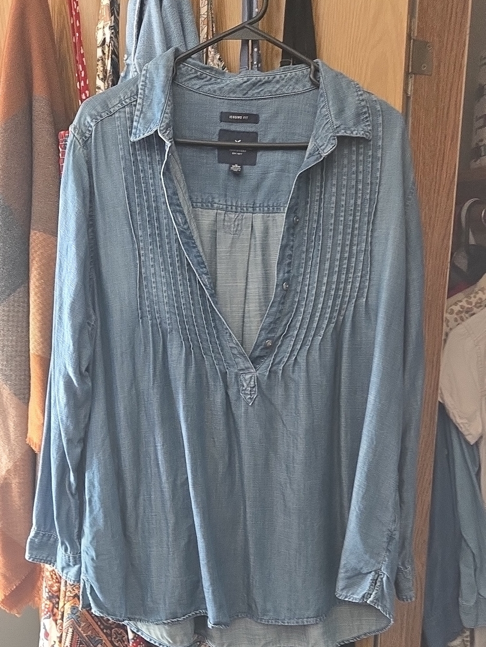 American Eagle Denim Style Shirt